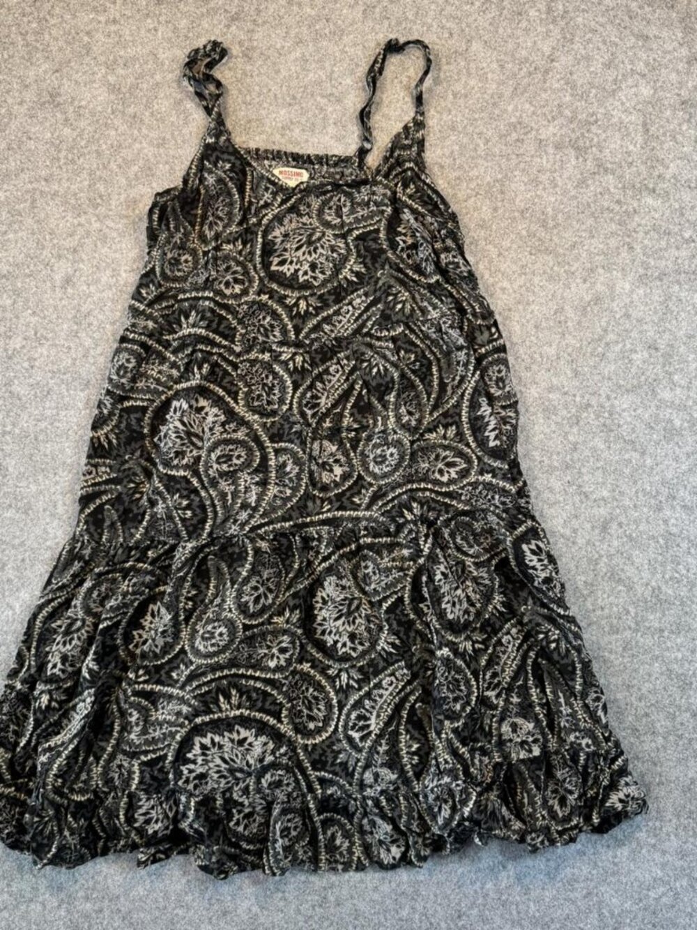 Tiered Sundress Small Black